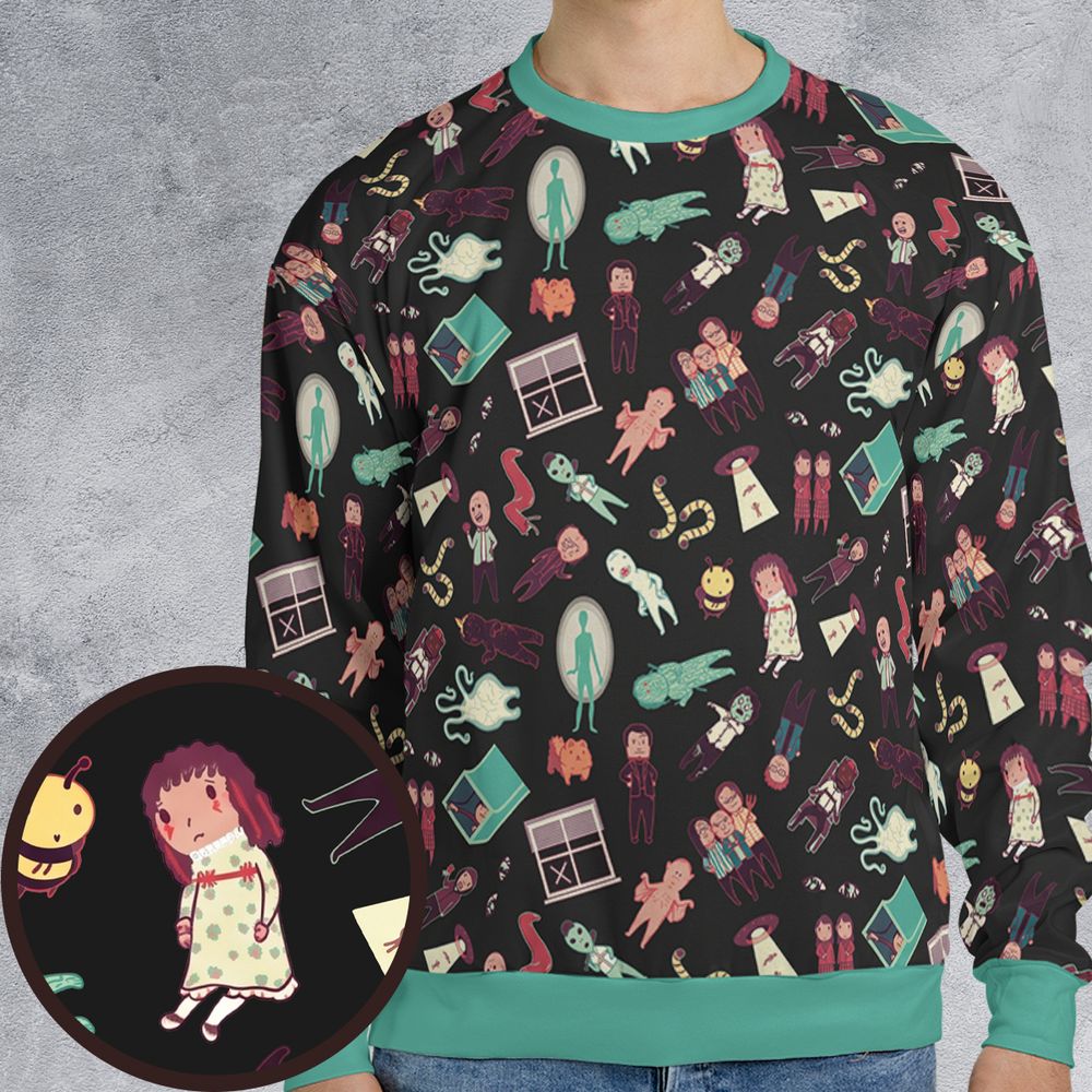 All-over Print Sweatshirt - BEAGNAYU -  - 1