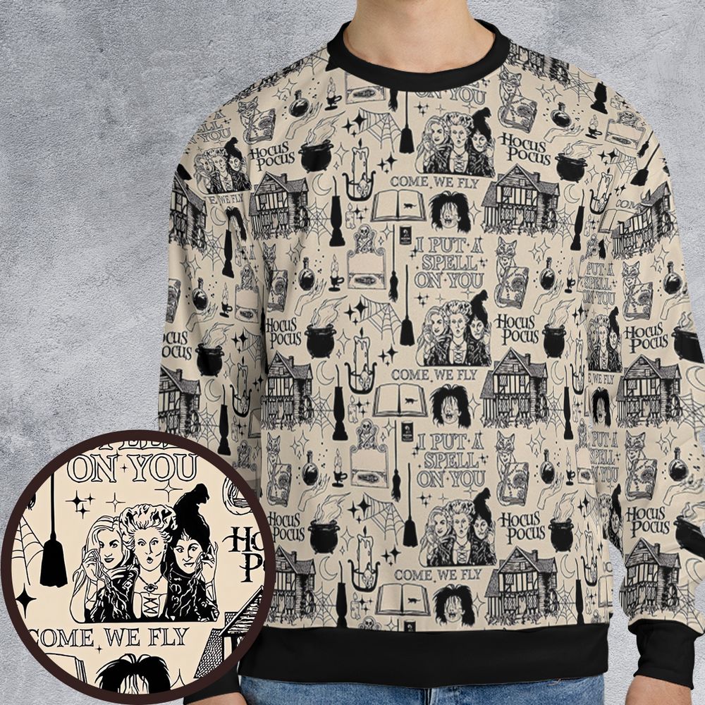 All-over Print Sweatshirt - BU6Y8KMB -  - 1