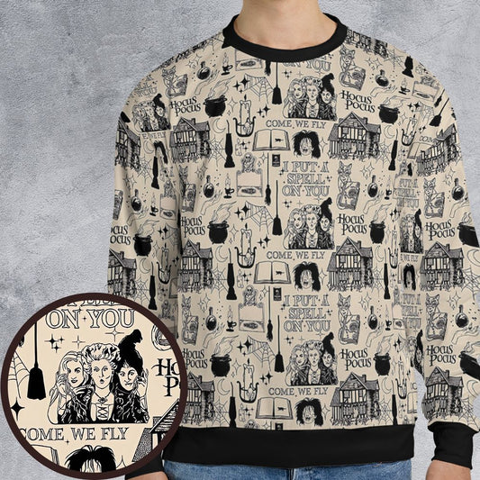All-over Print Sweatshirt - BU6Y8KMB -  - 1