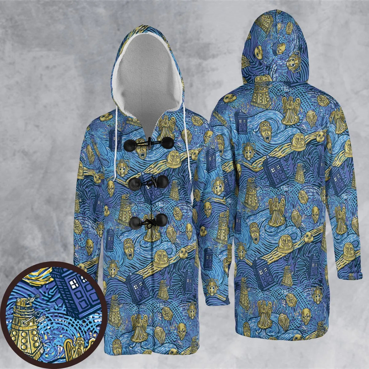 Hooded Cloak Coat - 8X671CVH