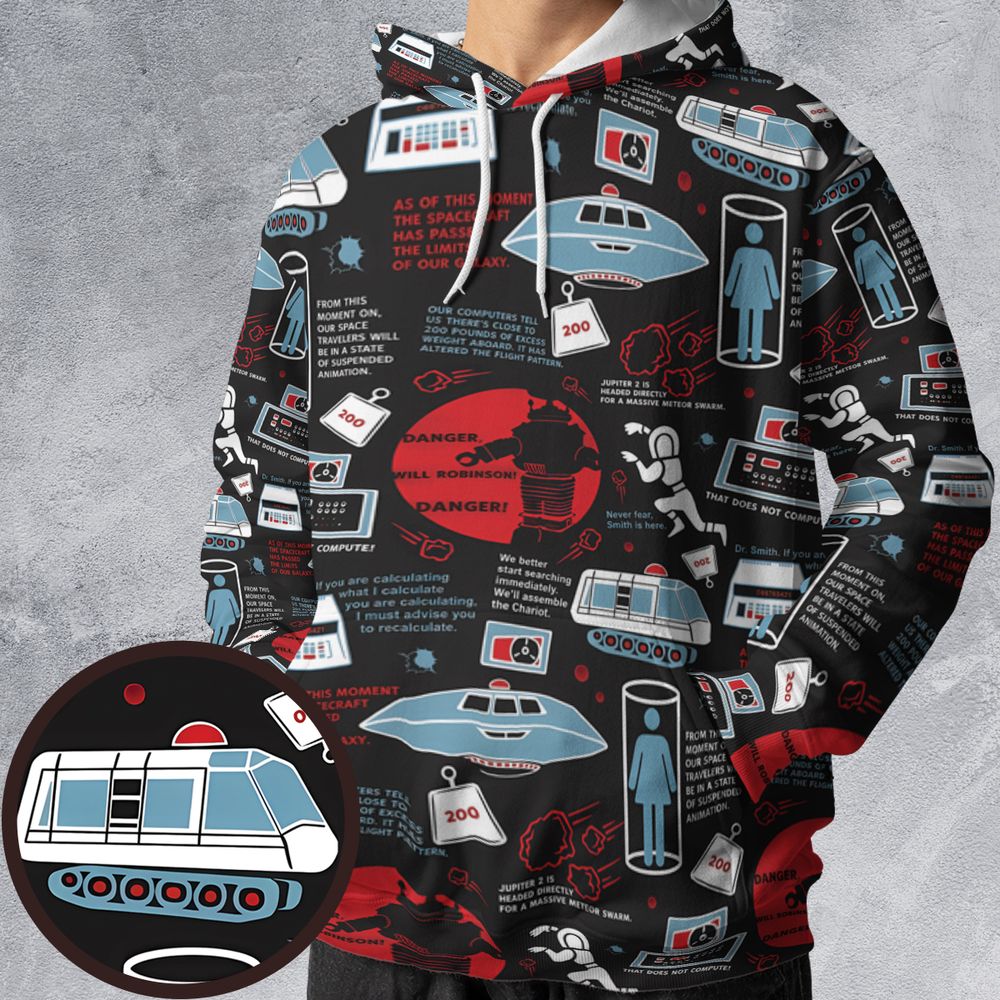 All-over Print Hoodie - FGTJFGXV -  - 1