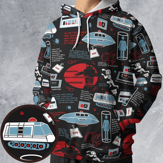 All-over Print Hoodie - FGTJFGXV -  - 1
