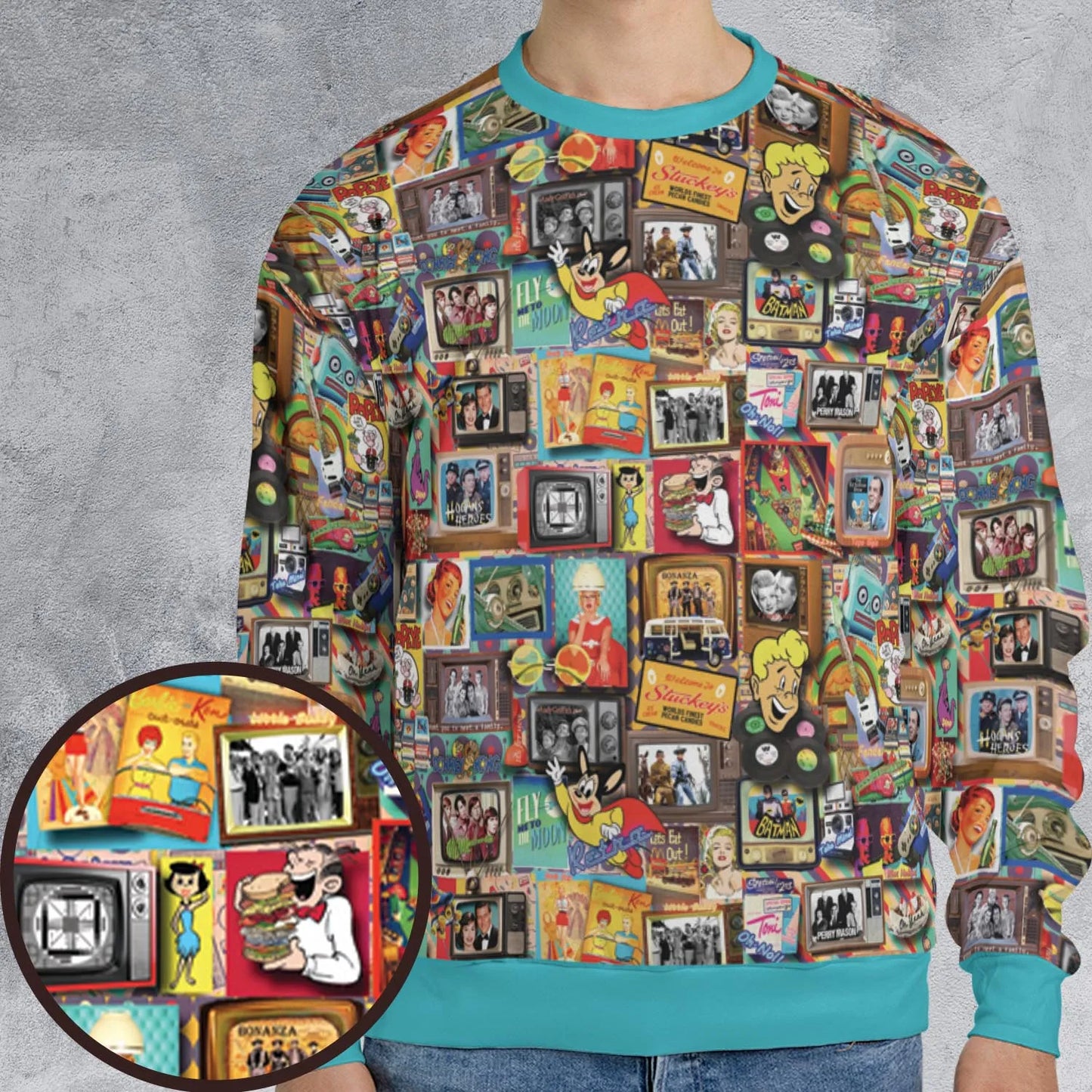 All-over Print Sweatshirt - GTUC4LYT