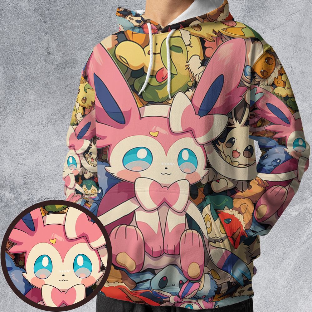 All-over Print Hoodie - 1P6NCXHE -  - 1