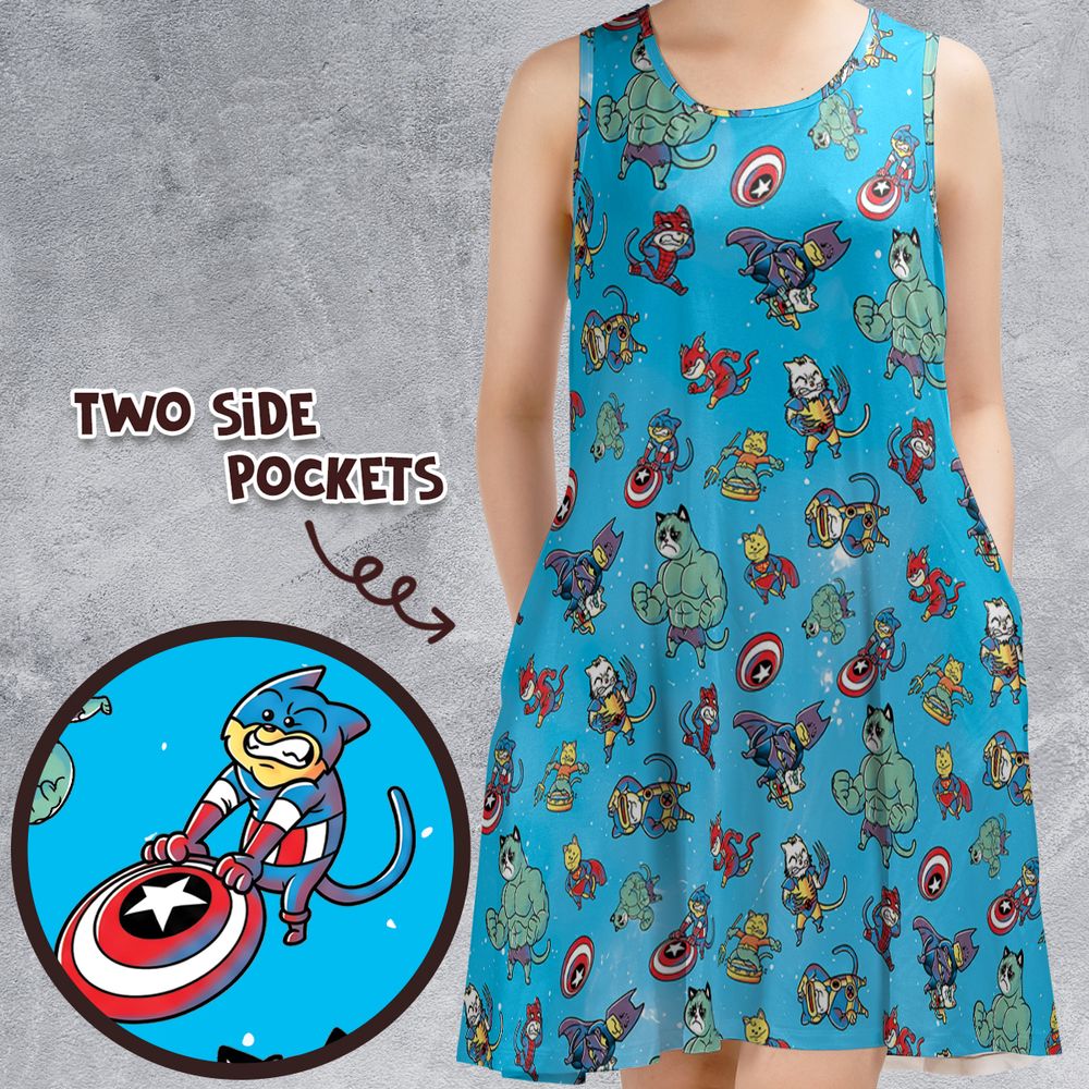 Sleeveless Dress - A5QC14ZA -  - 1