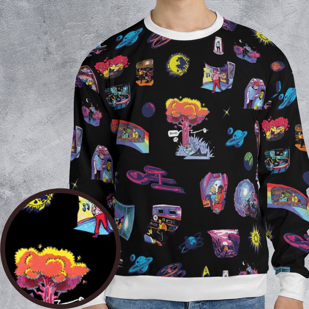 All-over Print Sweatshirt - TQ8MR9WS -  - 1