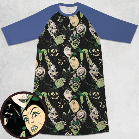 3/4 Sleeve Raglan Dress - VHZR22M7
