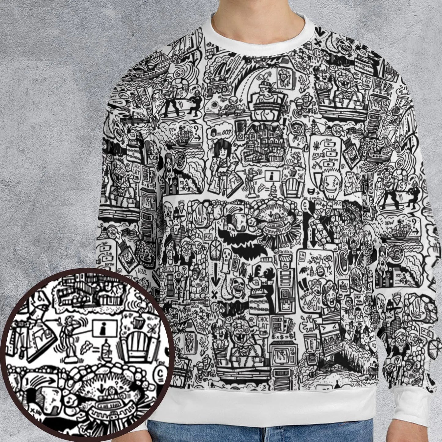 All-over Print Sweatshirt - 5YLP538F