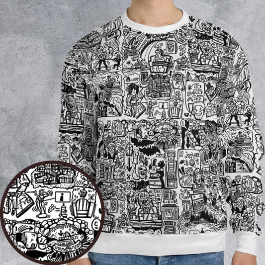 All-over Print Sweatshirt - 5YLP538F