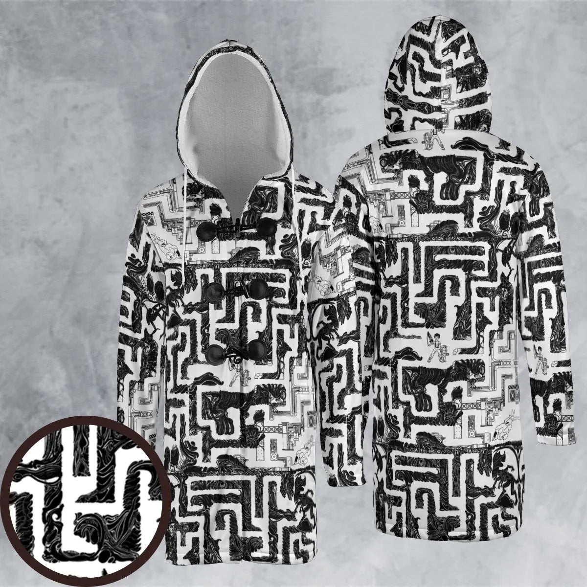 Hooded Cloak Coat - ABJ6XD9W