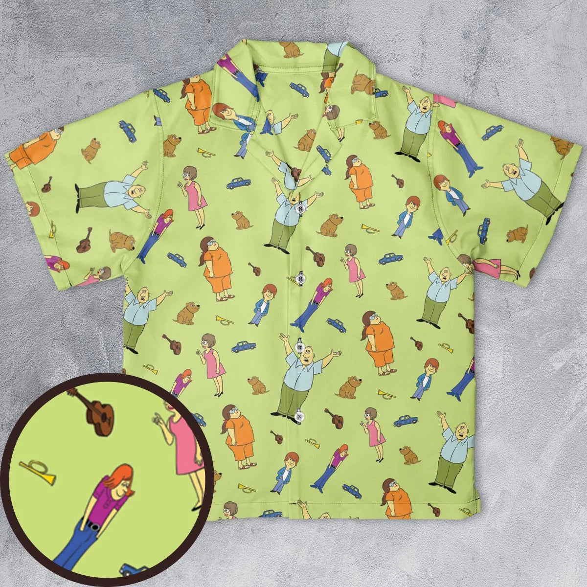 Youth Hawaiian Shirt - ZWCJHPCS
