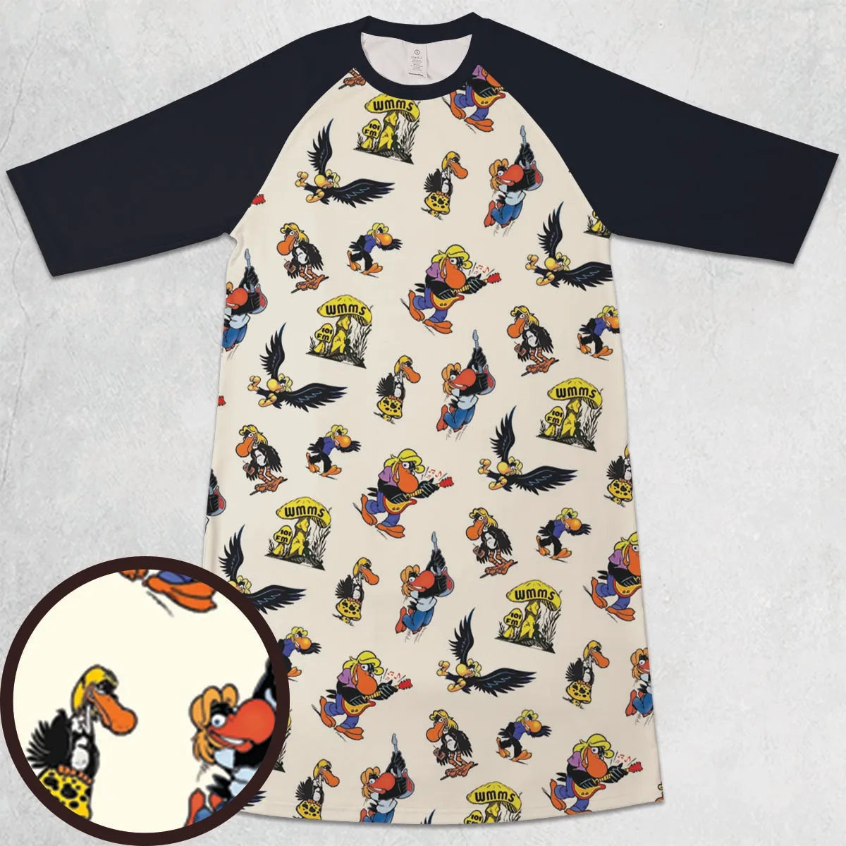 3/4 Sleeve Raglan Dress - M3UUQYHR