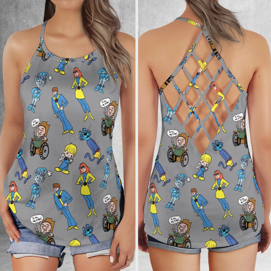 Criss Cross Tank Top - MTQ8GBGY