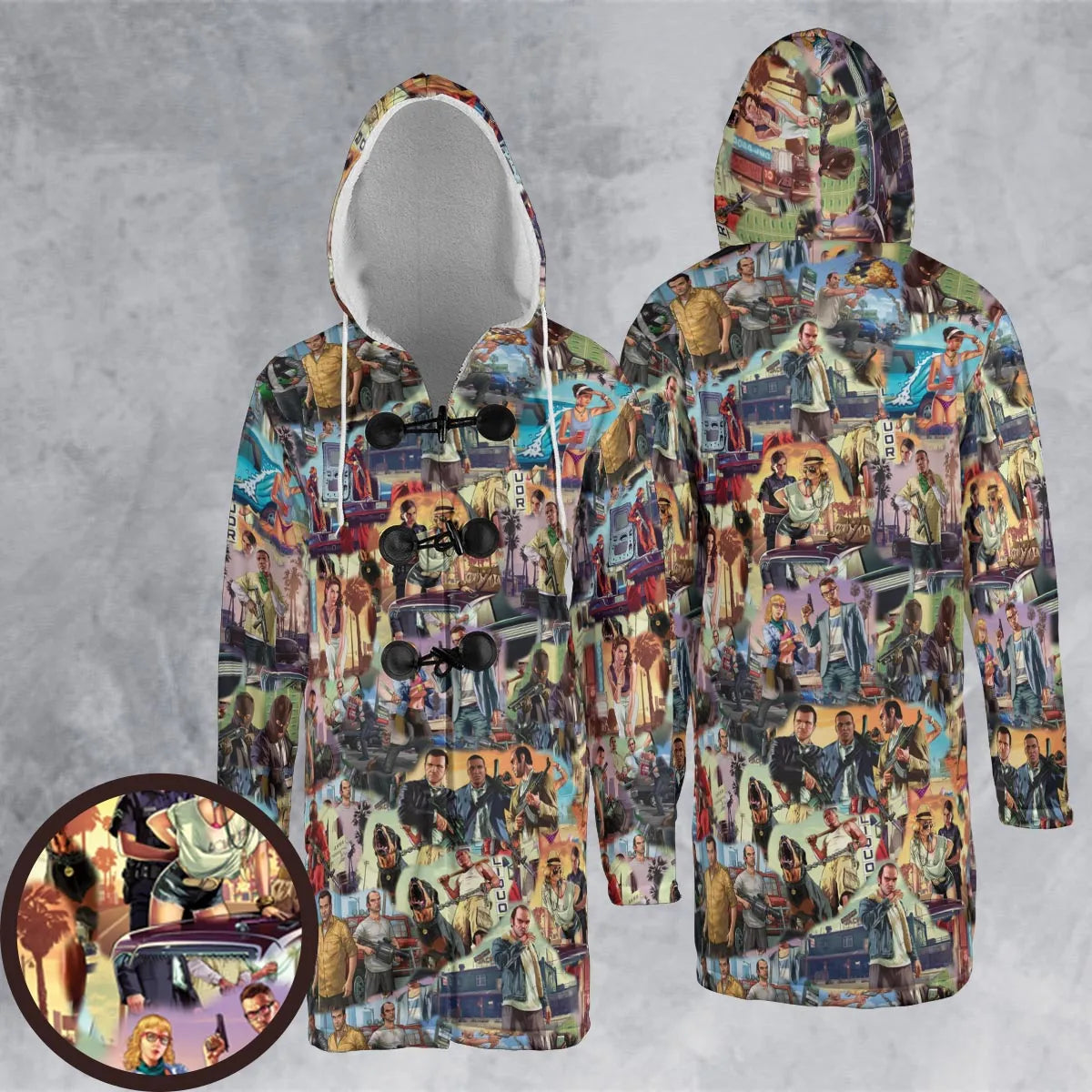 Hooded Cloak Coat - 33HWWF3Y