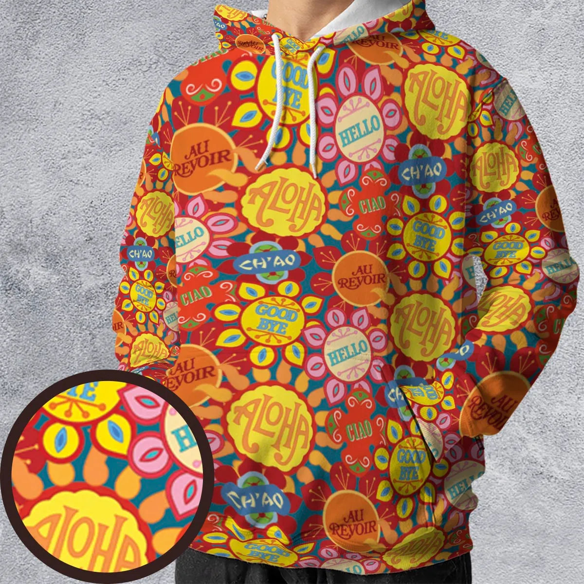 All-over Print Hoodie - PCD8X4DC