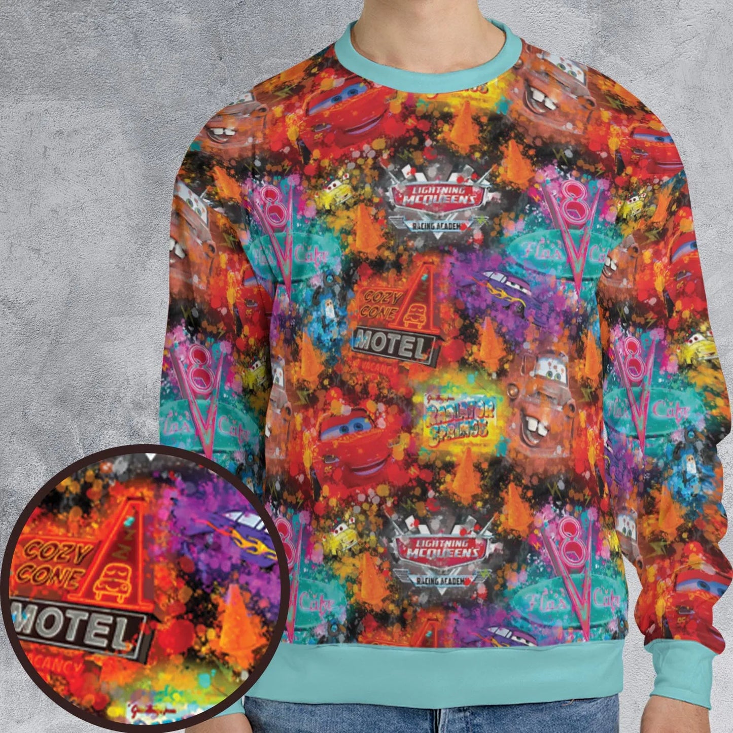 All-over Print Sweatshirt - K9XMQVN2
