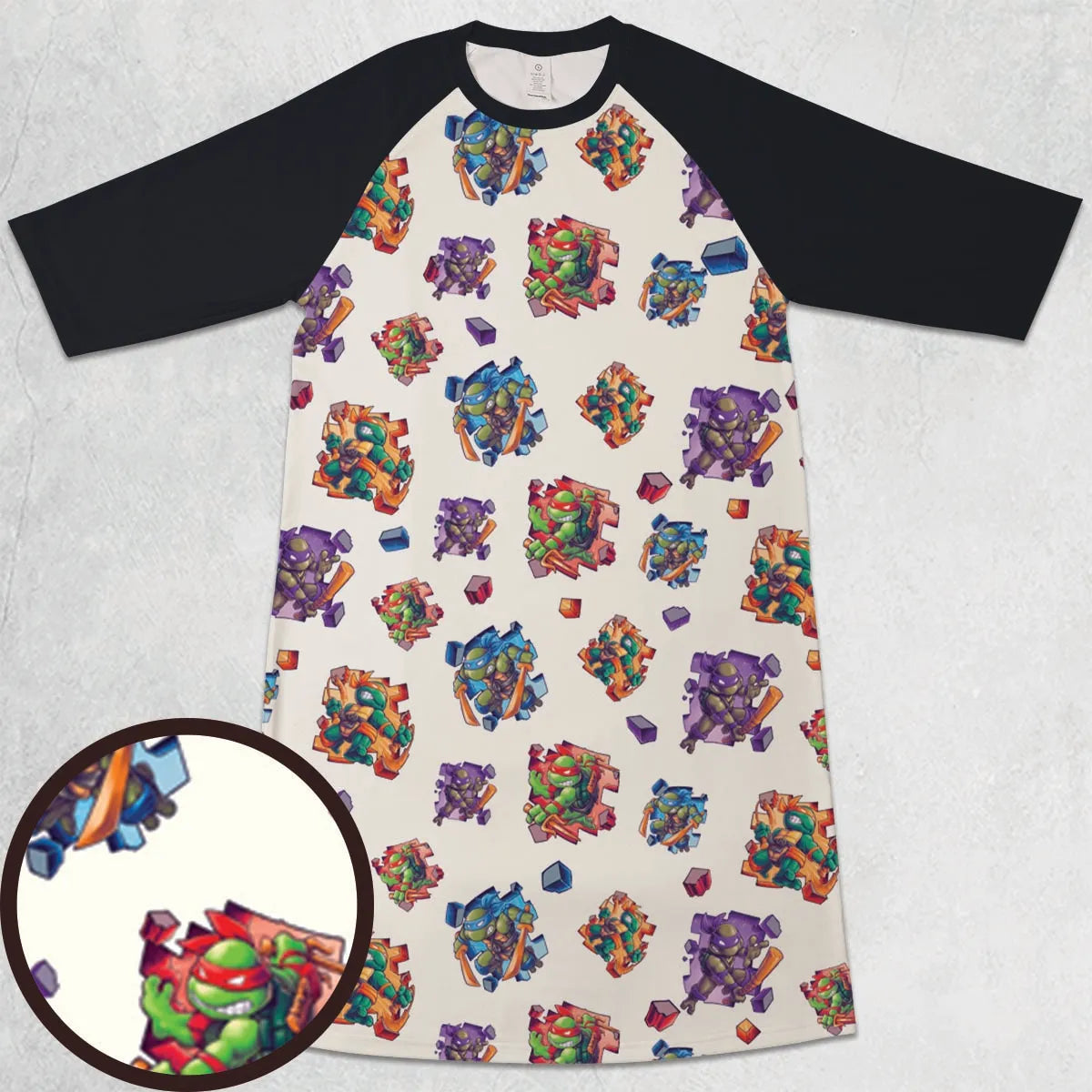 3/4 Sleeve Raglan Dress - 5BVKHZPT