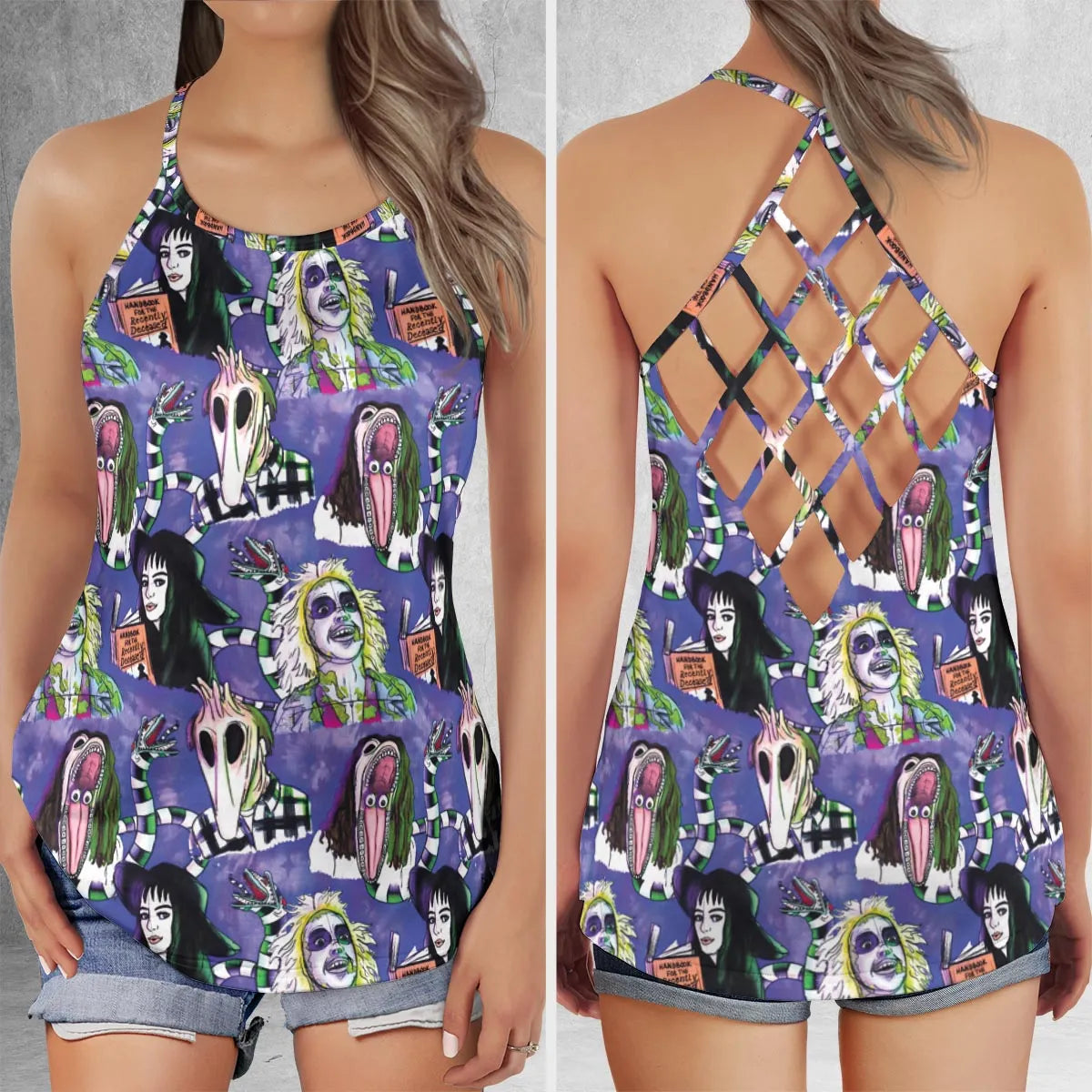 Criss Cross Tank Top - S6UBEC8D