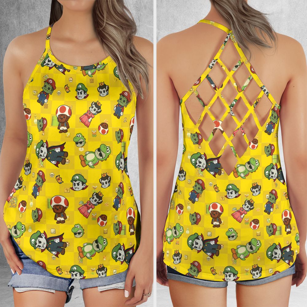Criss Cross Tank Top - CW6SLG3H -  - 1