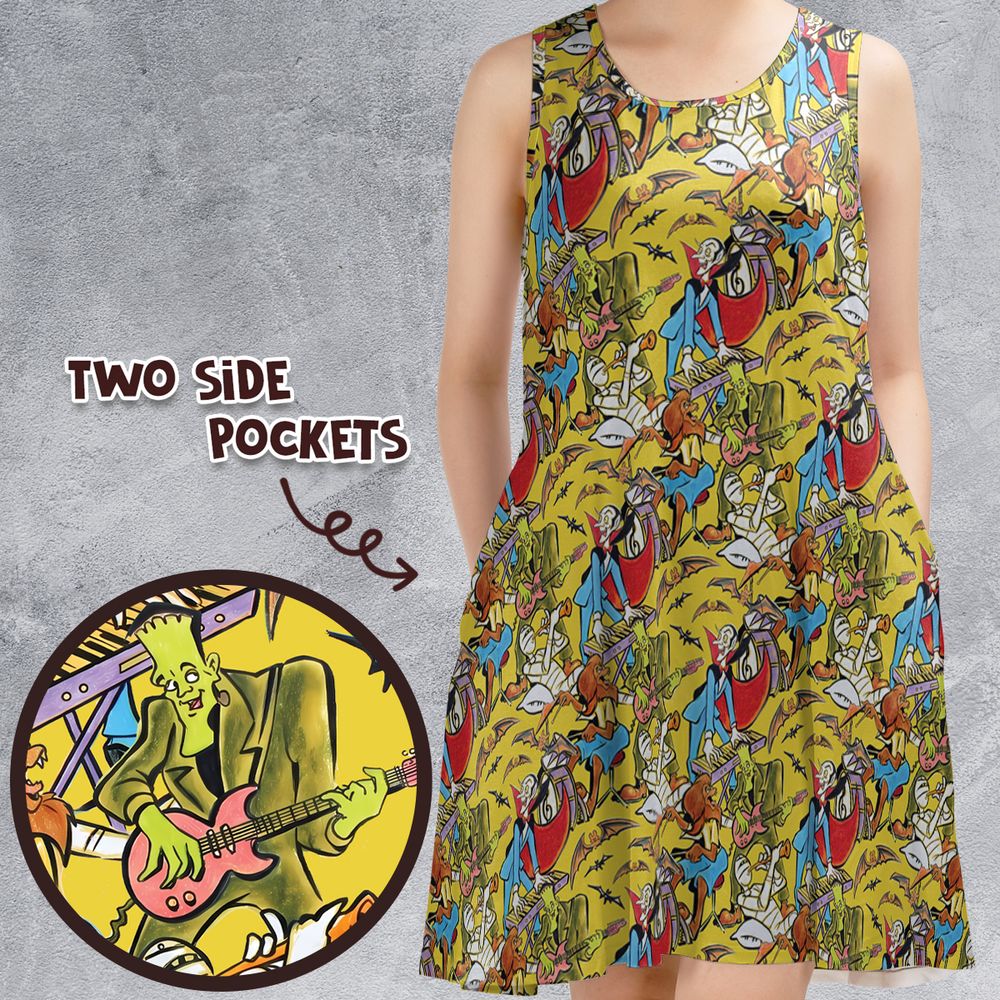 Sleeveless Dress - MGD397T8 -  - 1