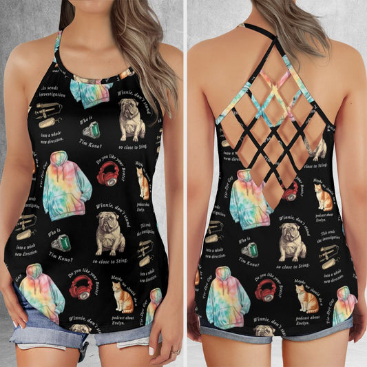 Criss Cross Tank Top - TAV31RCZ -  - 1