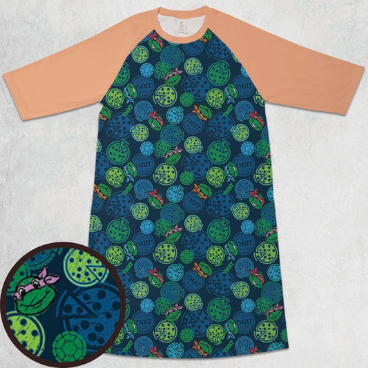 3/4 Sleeve Raglan Dress - 9Z7Y4DYV
