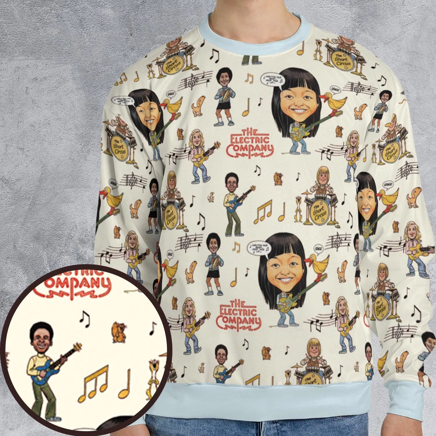 All-over Print Sweatshirt - 698PCS8Z