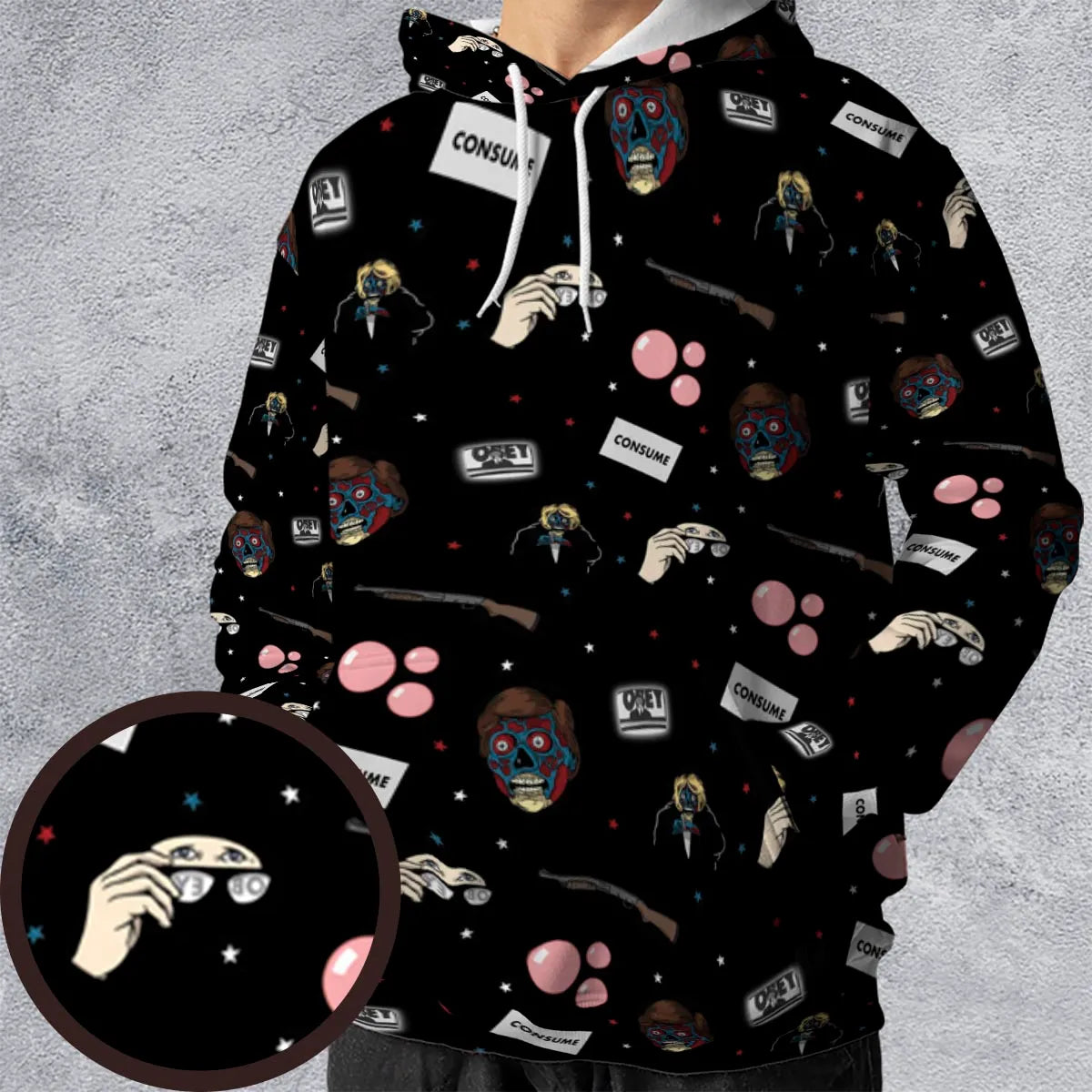 All-over Print Hoodie - UZ52UT6X