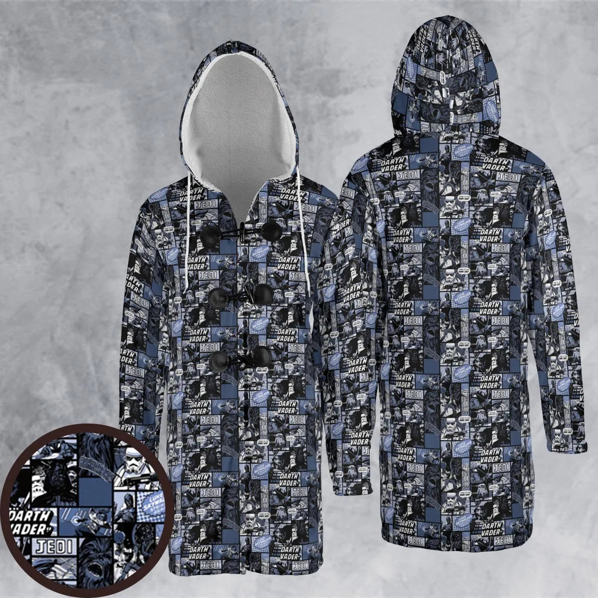 Hooded Cloak Coat - 3J7EUMHH