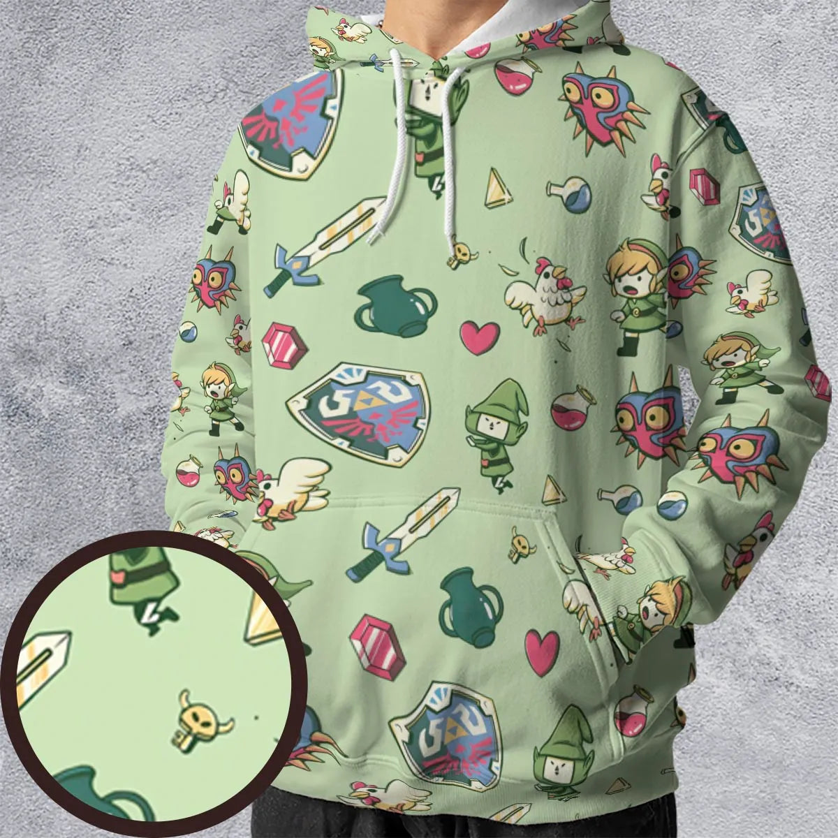 All-over Print Hoodie - R68JYPED