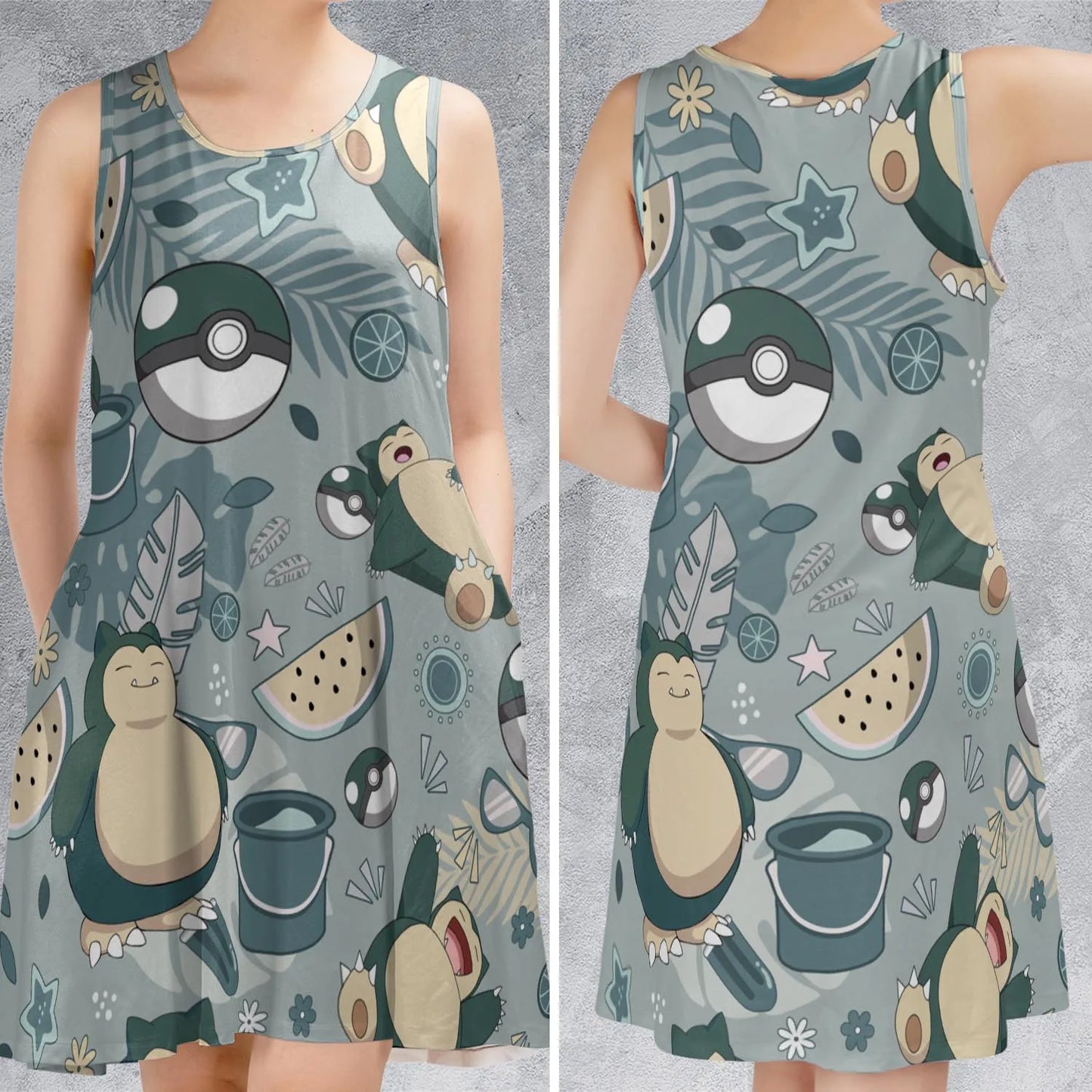 Sleeveless Dress - VU7ZNGBF