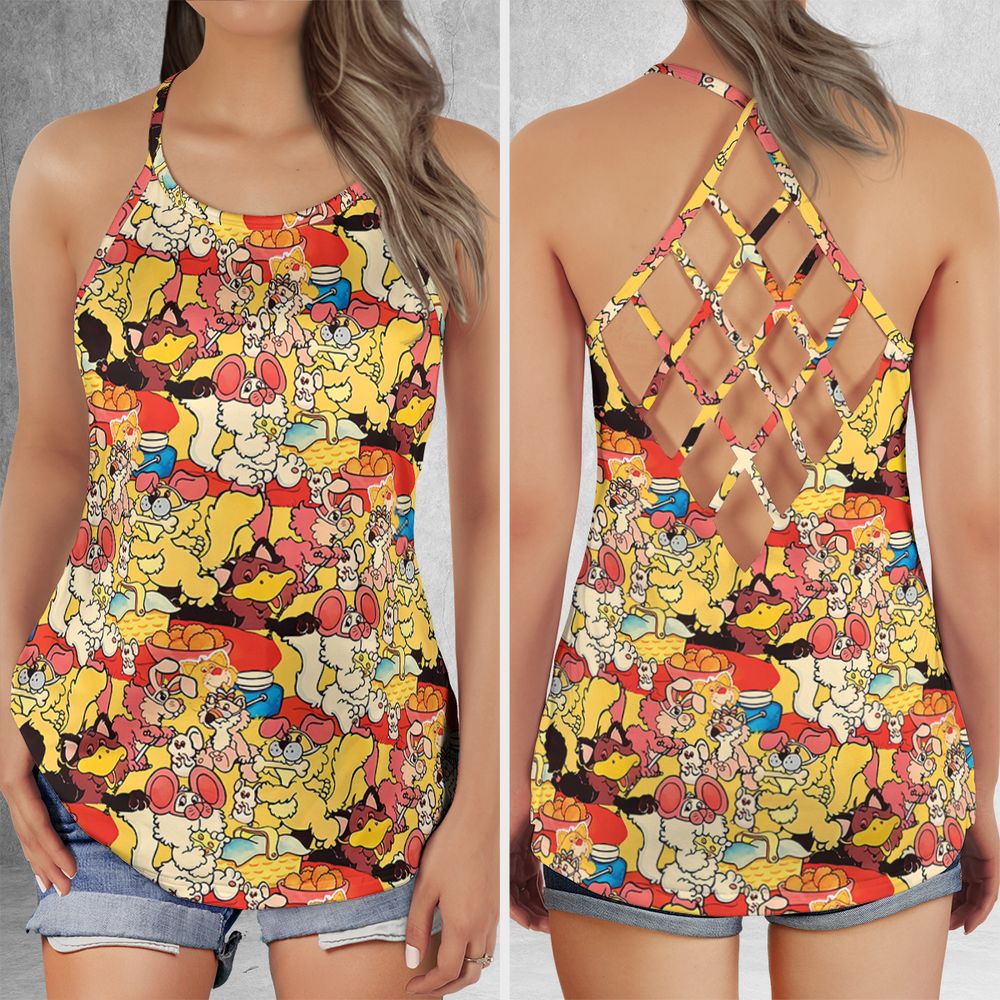 Criss Cross Tank Top - T3WYJPUW -  - 1