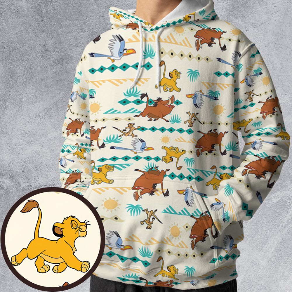 All-over Print Hoodie - 2M4Y65VF -  - 1
