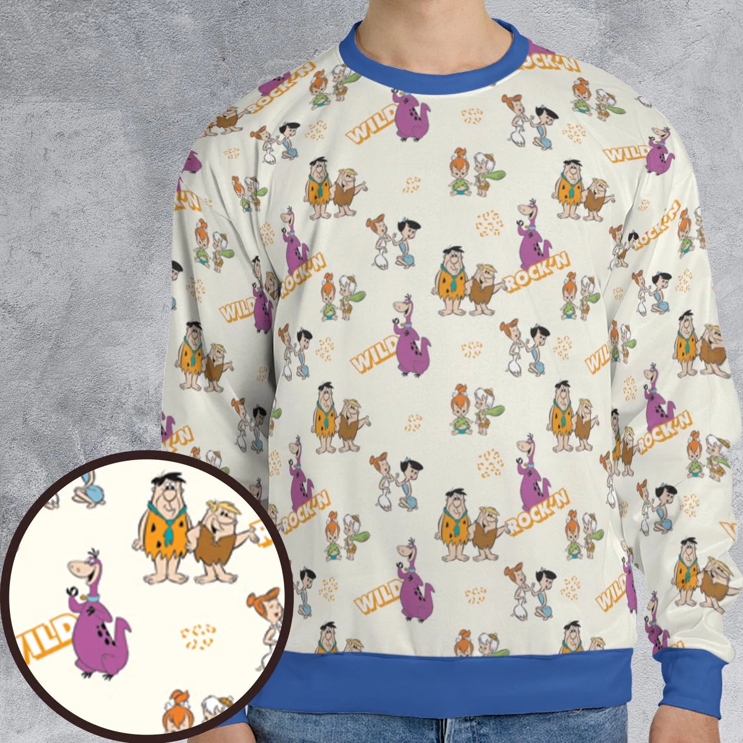 All-over Print Sweatshirt - AJWC34M6