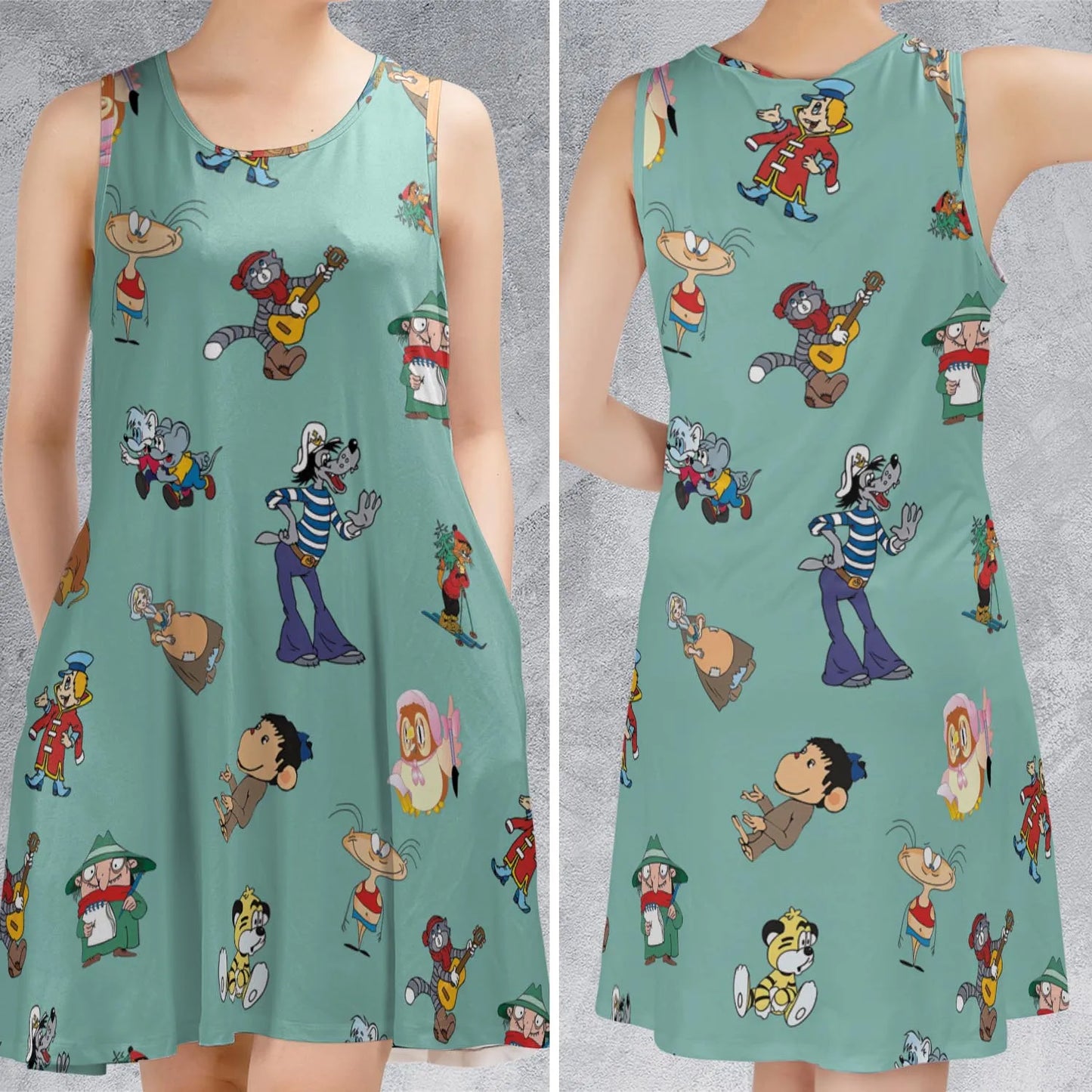 Sleeveless Dress - E5XNSU1Y
