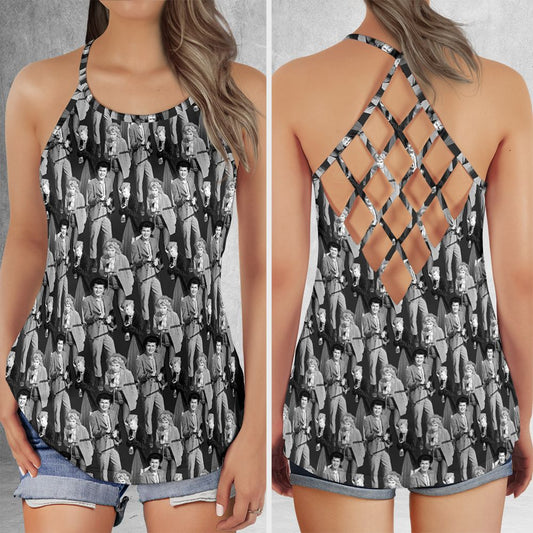 Criss Cross Tank Top - 4Z7AVZ9F -  - 1
