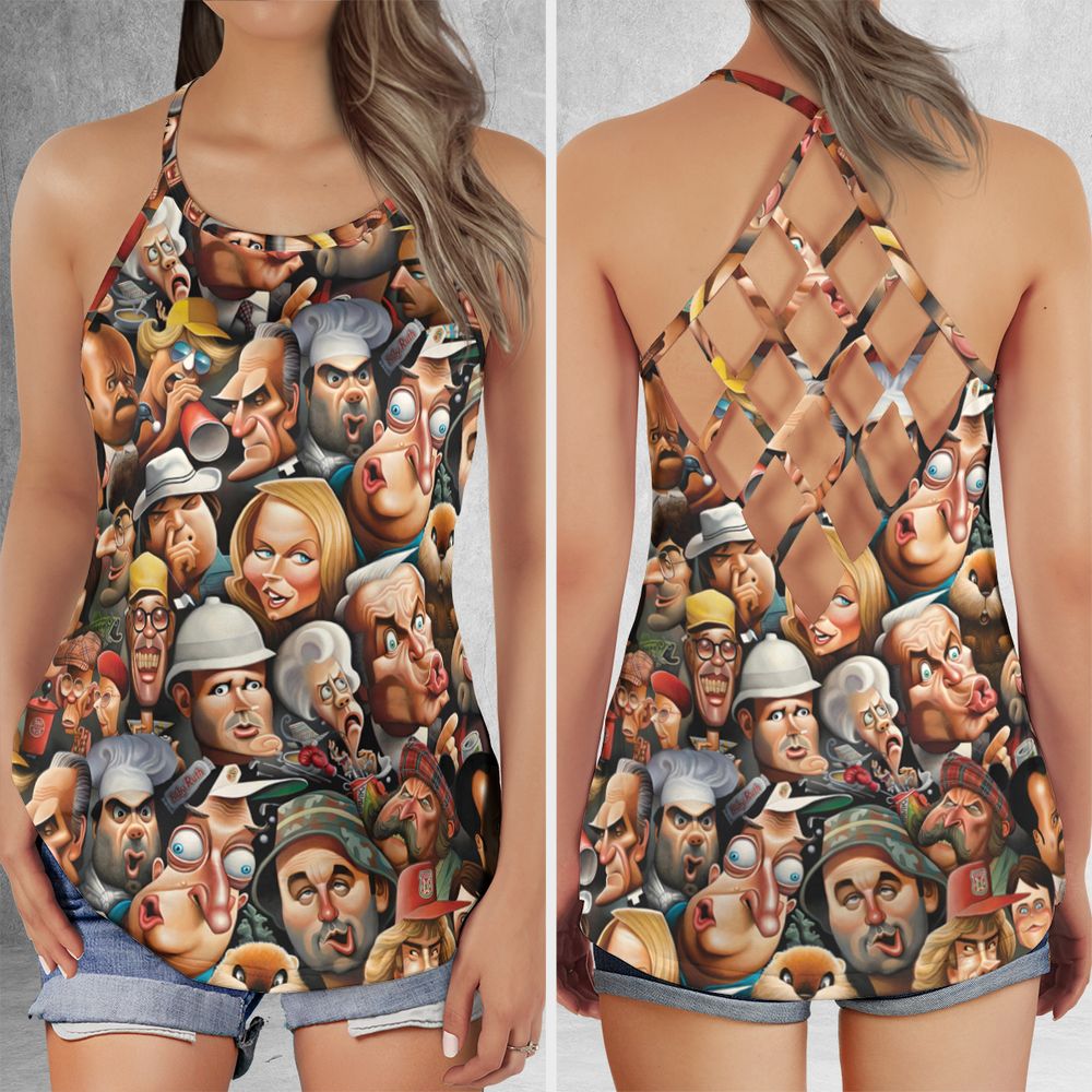 Criss Cross Tank Top - 8HDCX7EG -  - 1