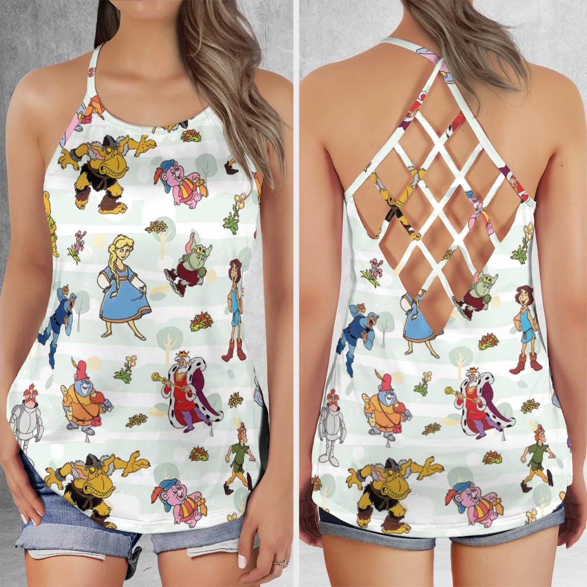 Criss Cross Tank Top - M916S6HC