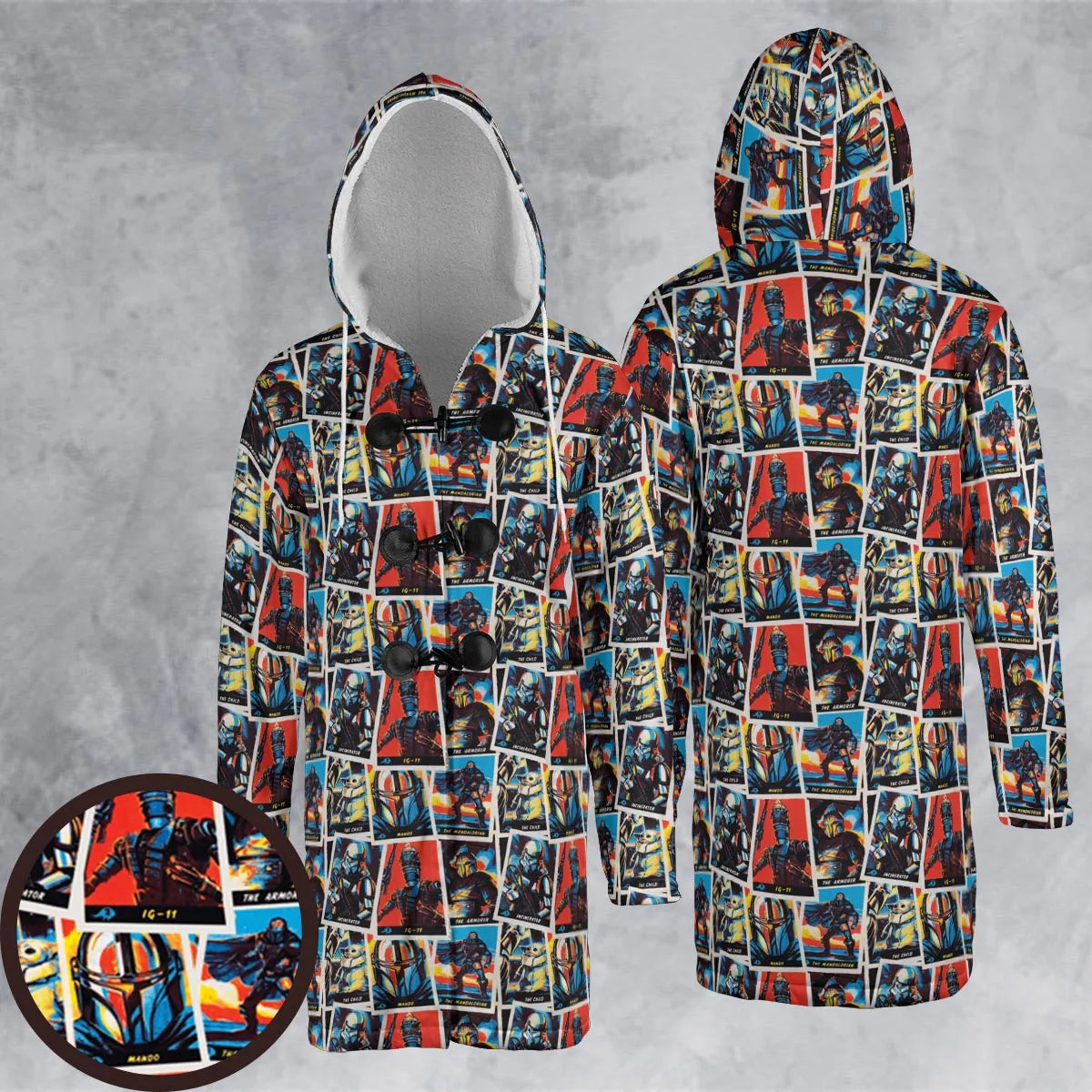 Hooded Cloak Coat - GWWLHLQB