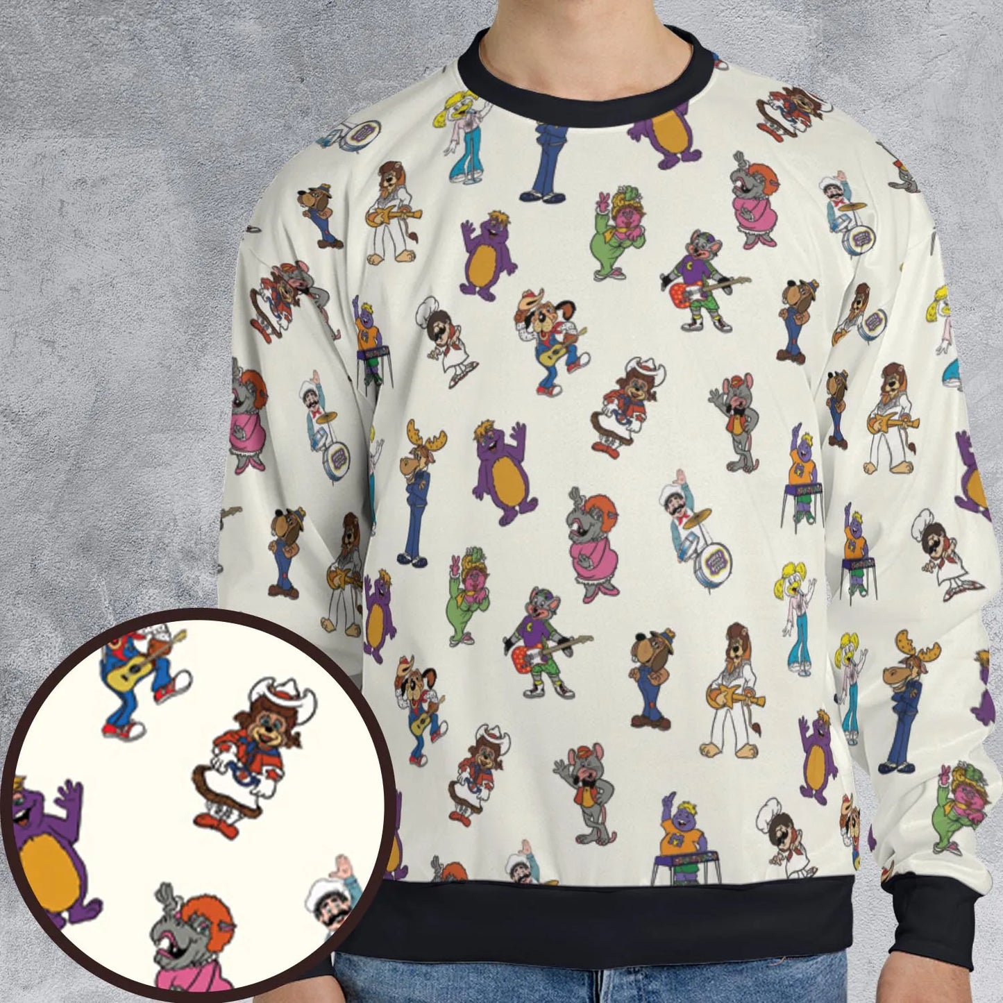 All-over Print Sweatshirt - 8LYZW67E