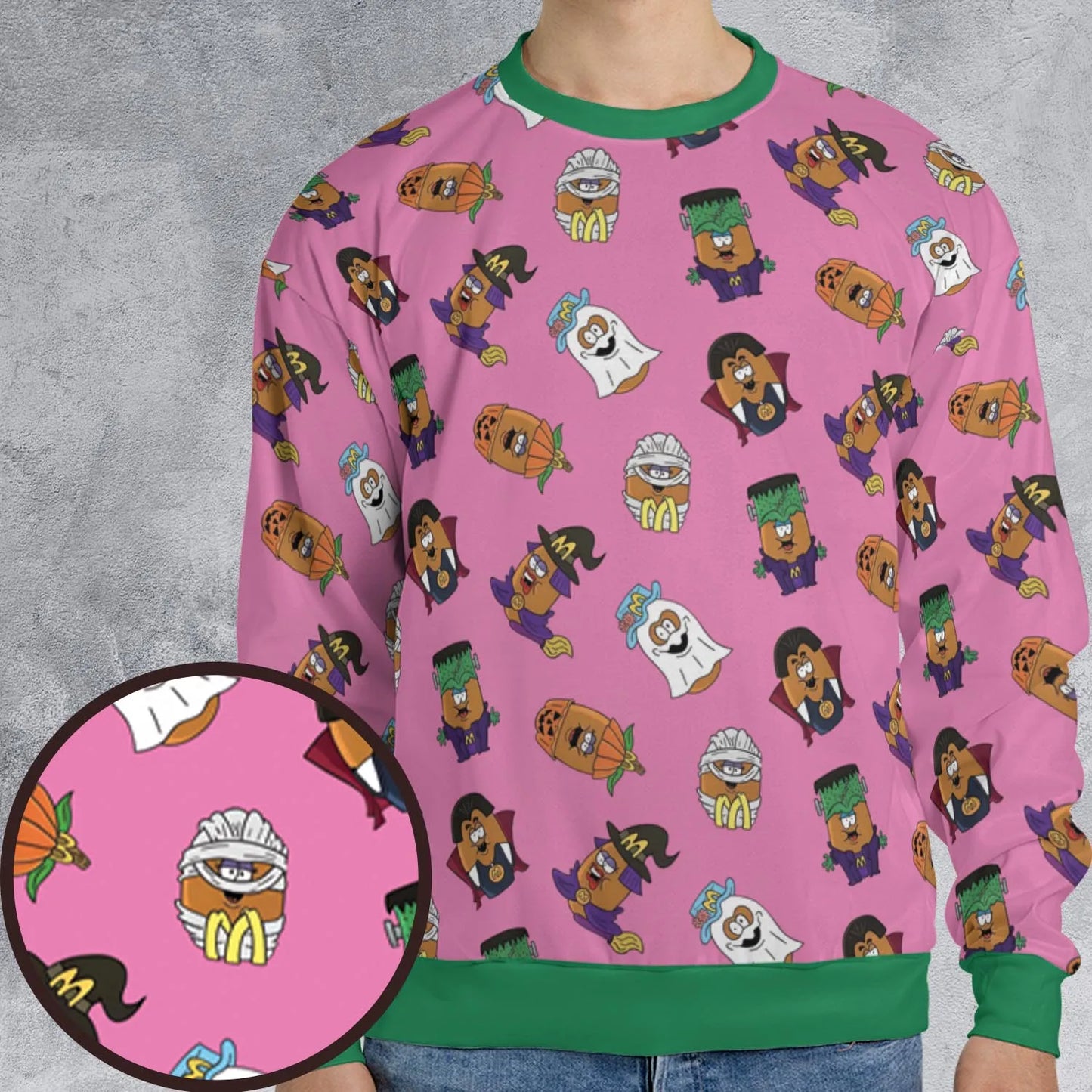 All-over Print Sweatshirt - ECQMEGUM