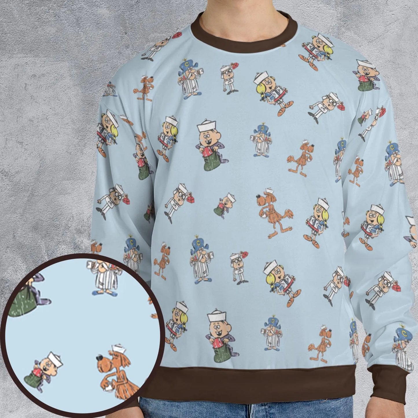 All-over Print Sweatshirt - 3P2DRAE1