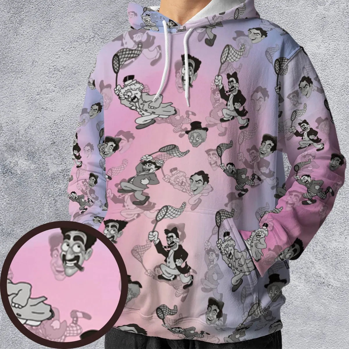 All-over Print Hoodie - B4PU7NVD