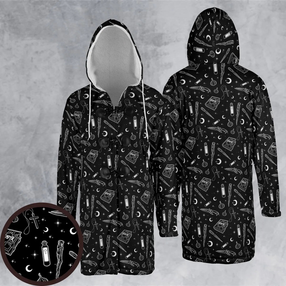 Hooded Cloak Coat - M23WK8MH