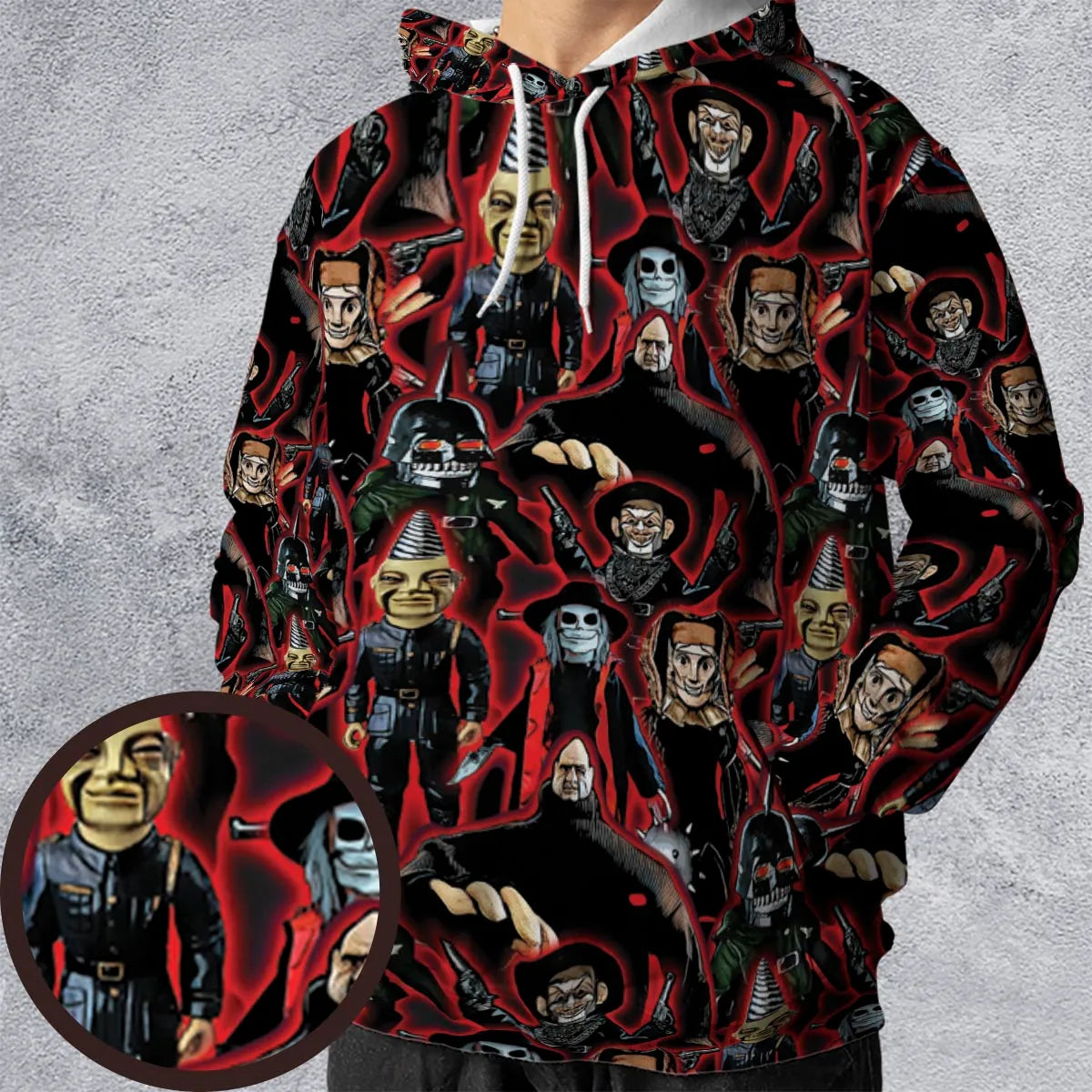 All-over Print Hoodie - 189RTDG8