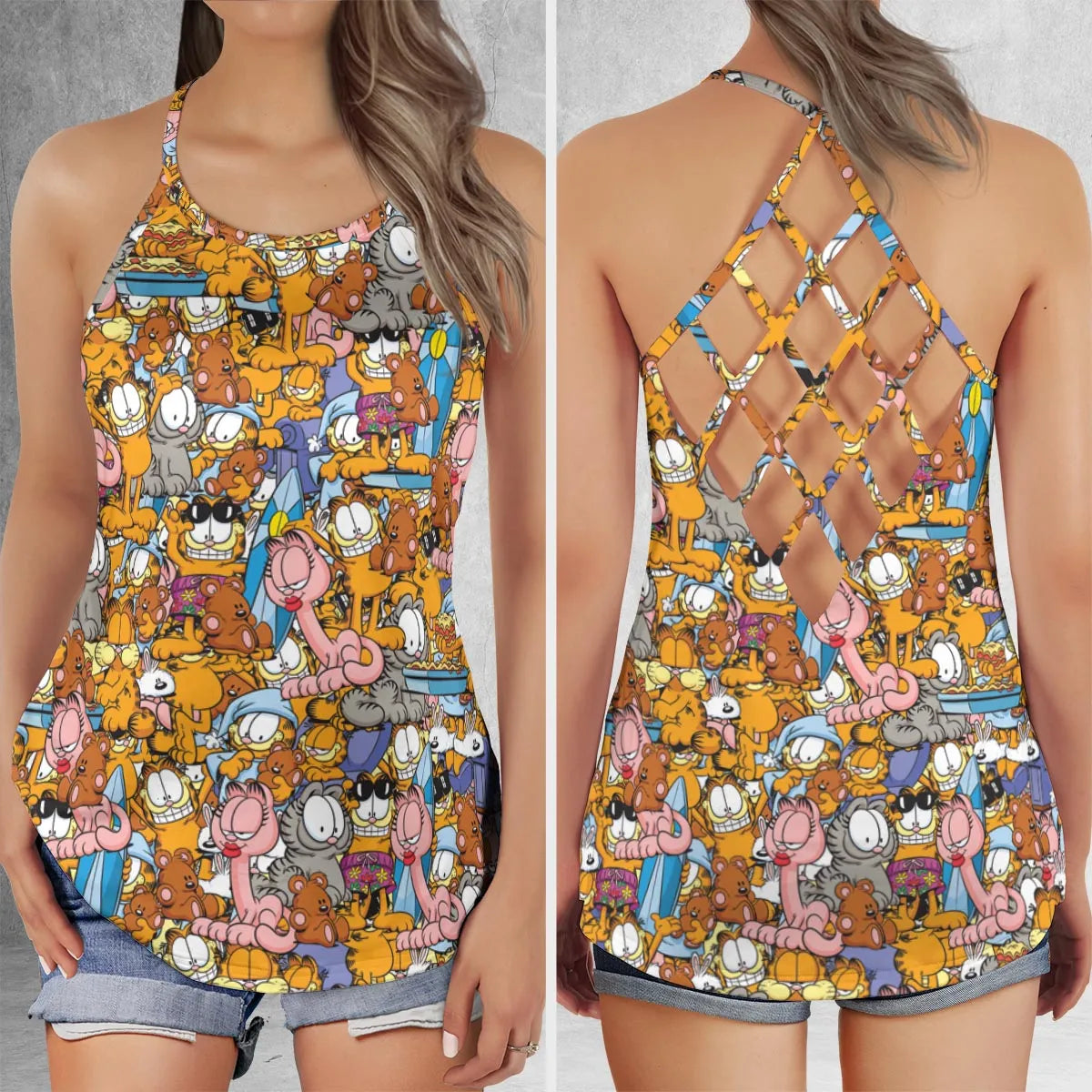 Criss Cross Tank Top - NQWKDY2S