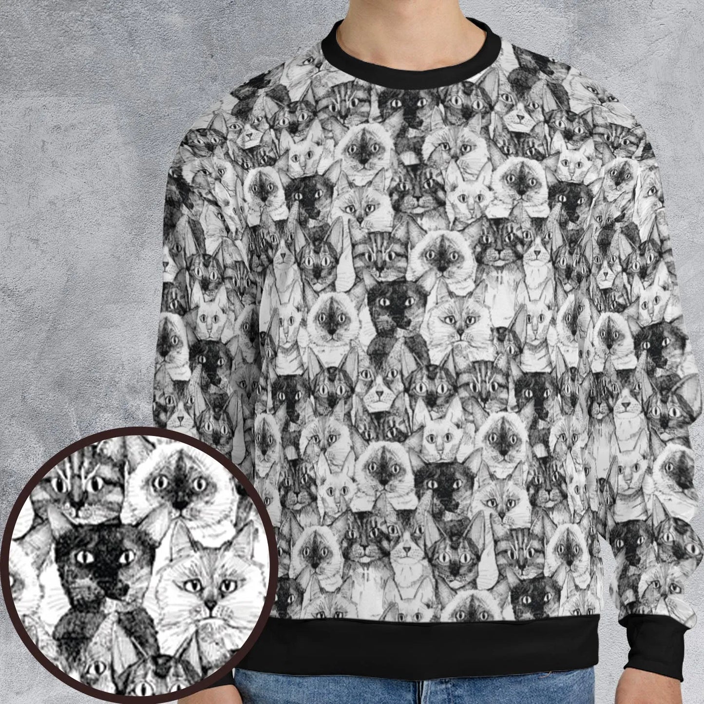 Just Cats All-over Print Sweatshirt