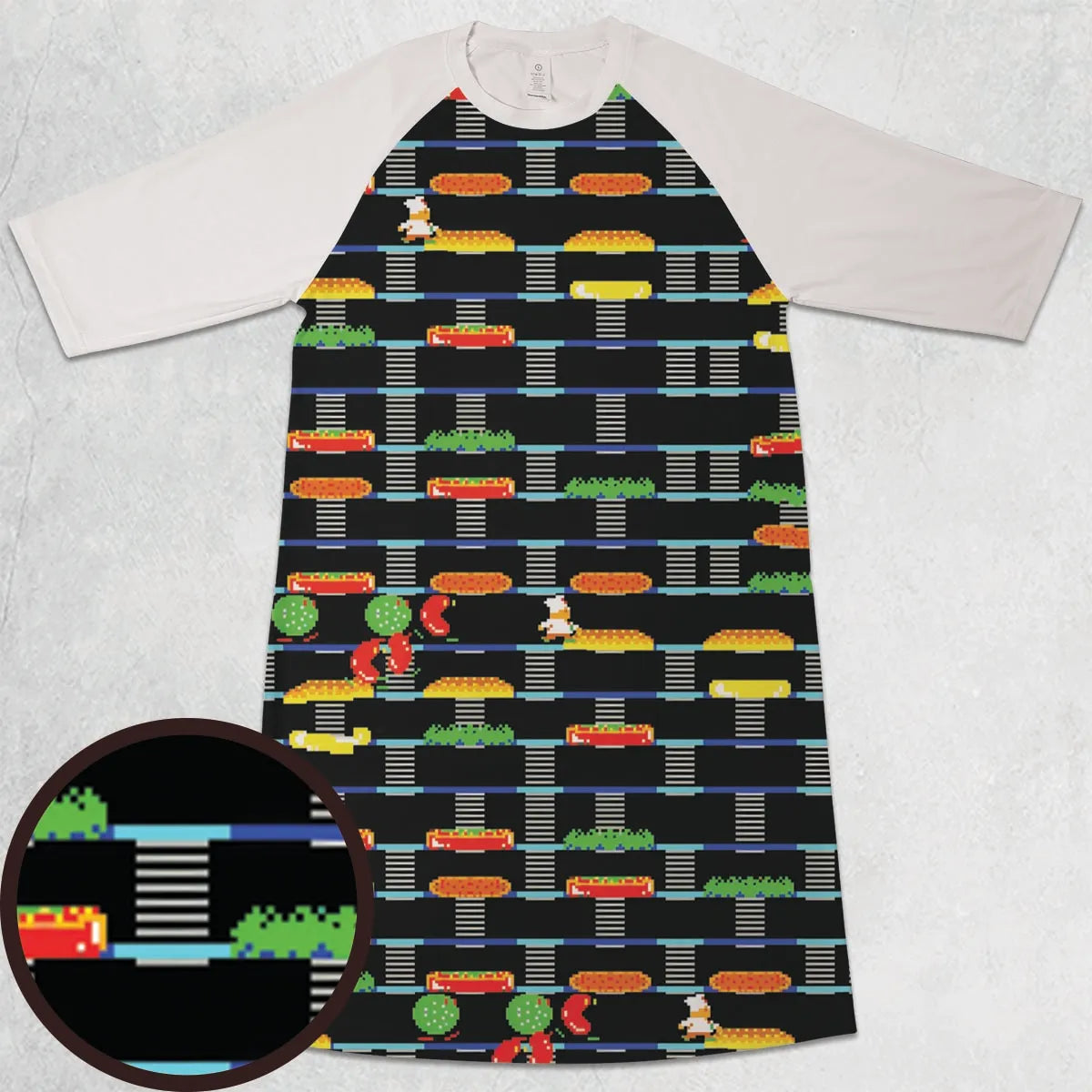 3/4 Sleeve Raglan Dress - RAQ1ZP5P