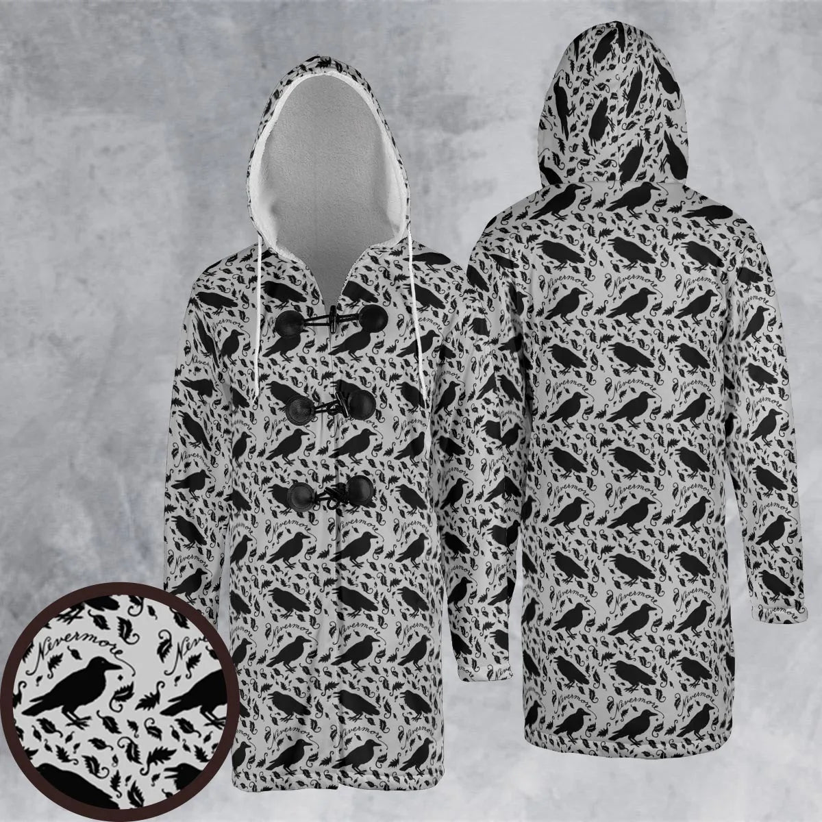 Hooded Cloak Coat - UKKP1HB2