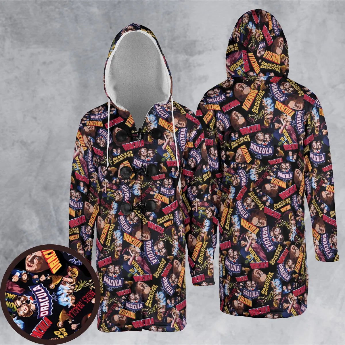 Hooded Cloak Coat - LR7V931Z